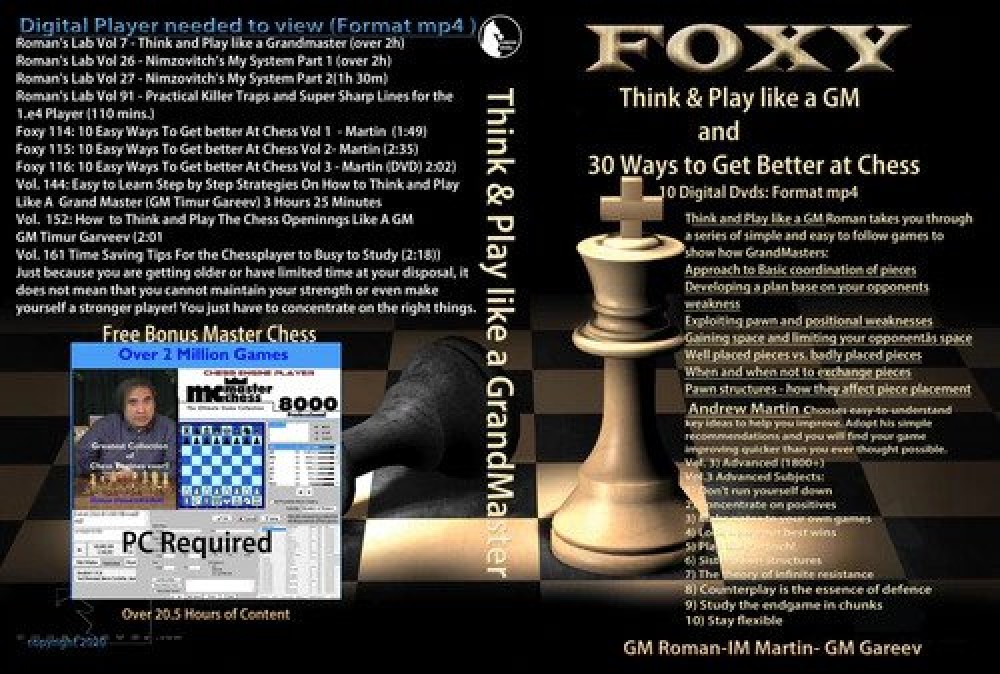 Think & Play like a GM - Get Better at Chess Digital Download