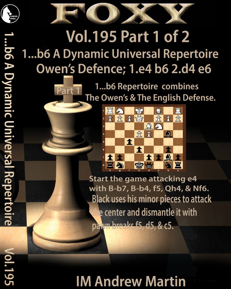 Foxy Chess 195 & 196 The Owens Defence, The English Defence