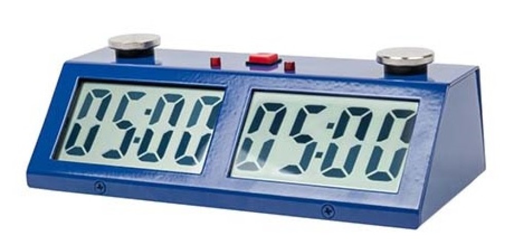 Z MART ZMF-Pro Metal Blue Digital Chess Clock
