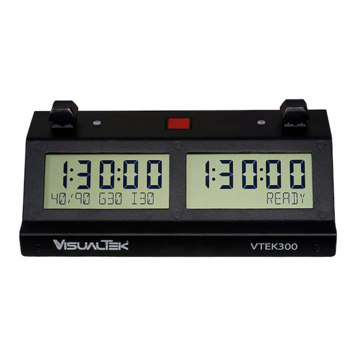Visual Tek V-TEK-300 Digital Chess Clock - Black
