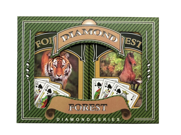 Forest Bridge Playing Cards - Ace 100% Plastic - French Index