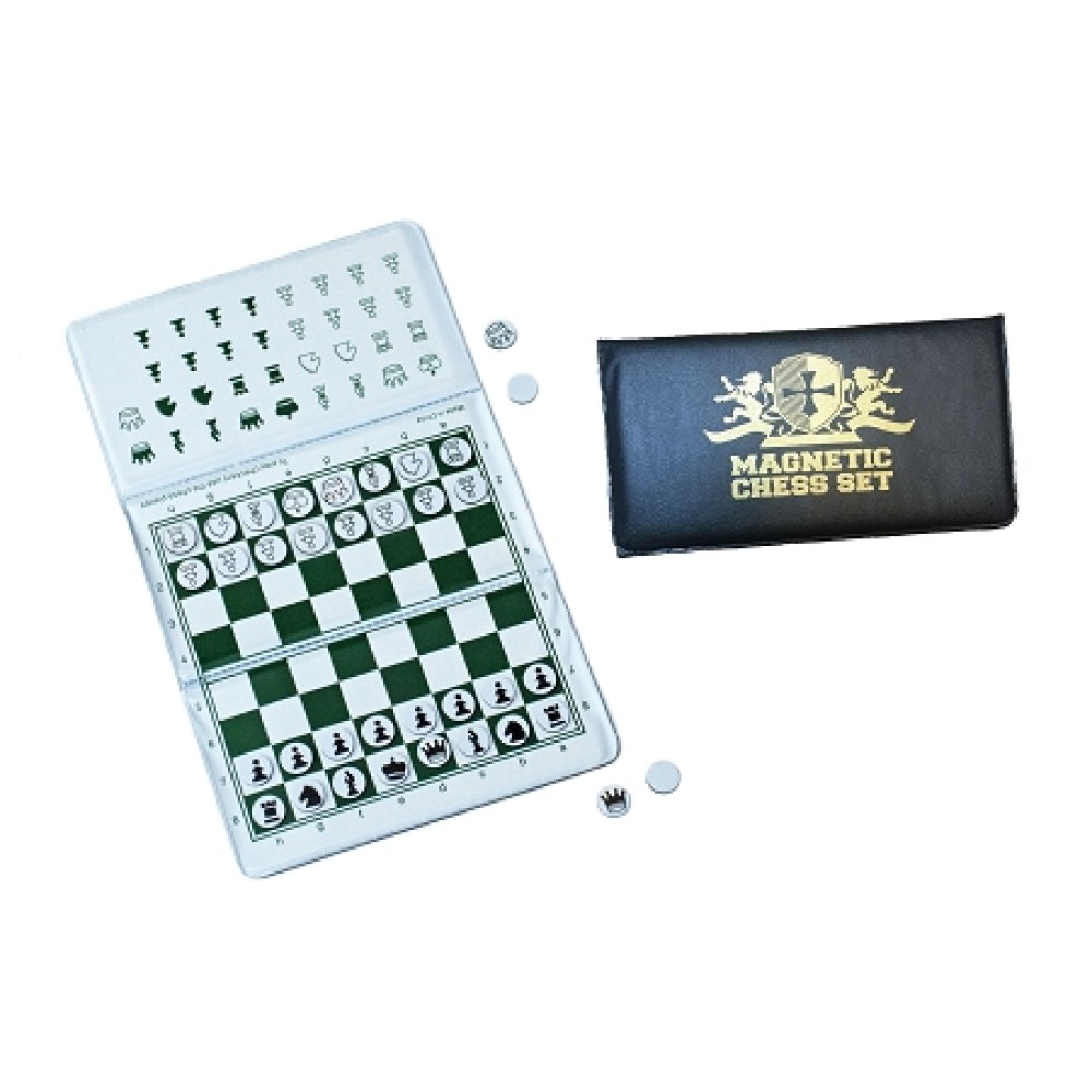 Checkbook Size Folding Pocket Chess Set