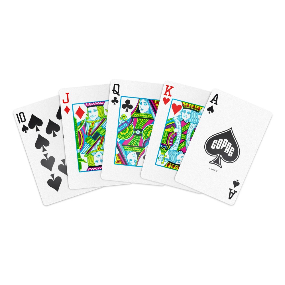 Bridge Regular Index 1546 Black & Gold COPAG Playing Cards Plastic