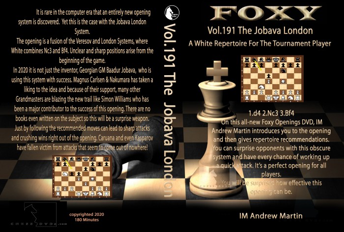 Foxy Chess 191 Download   Jobava London for The Tournament Player