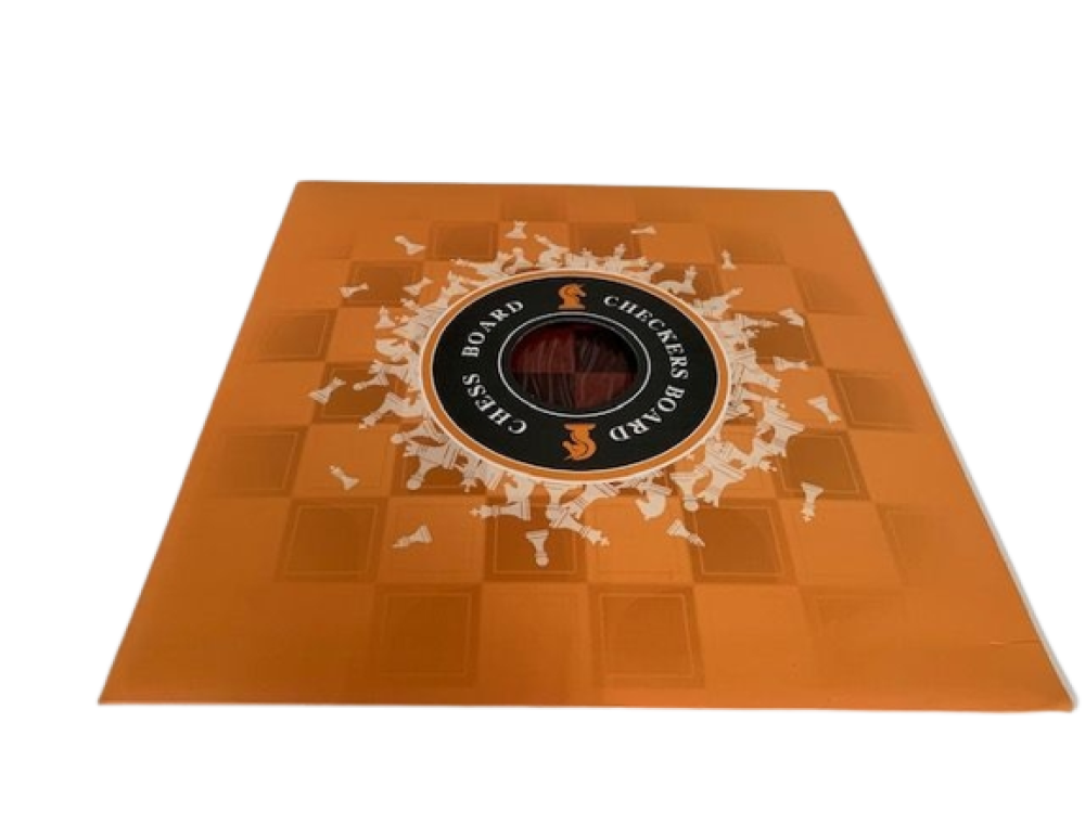 Leather Chess Board - 1  1/4 inch Squares - Burgundy/Black 13 X 13