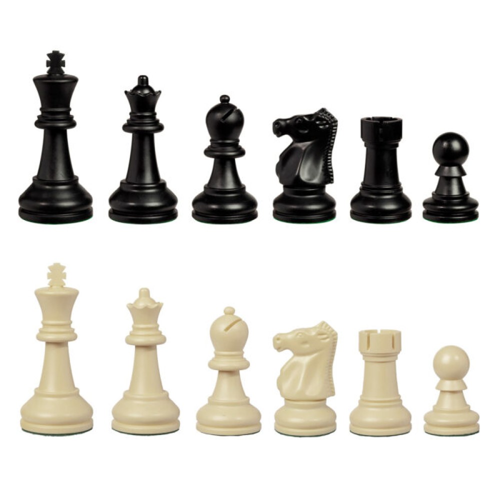 Bobby Fischer Ultimate New White Triple Weight Chess Pieces