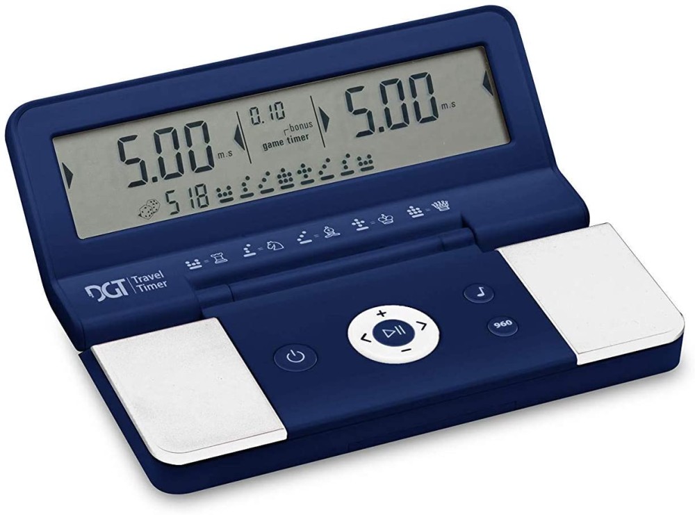 DGT Travel Timer -Delay Bonus 960 Digital Chess Clock