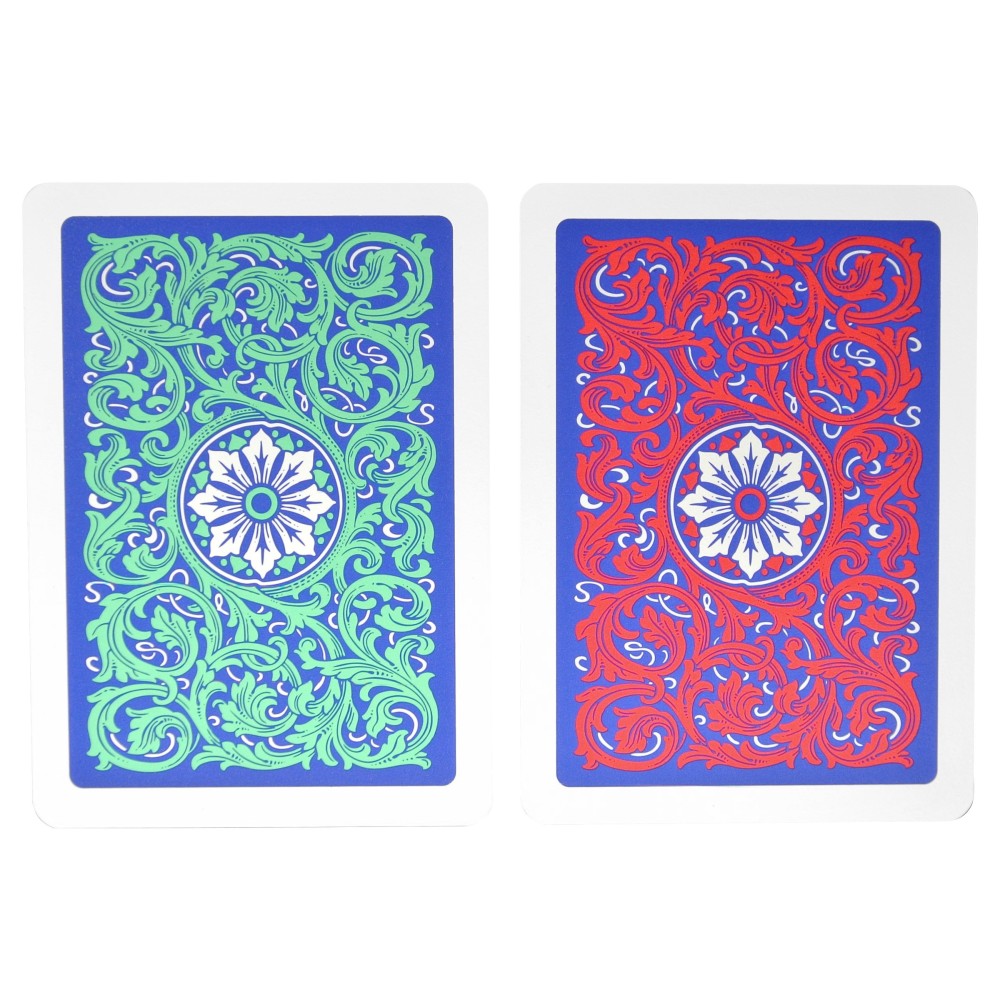 COPAG 1546 GREEN/RED  -  Regular Index - Poker