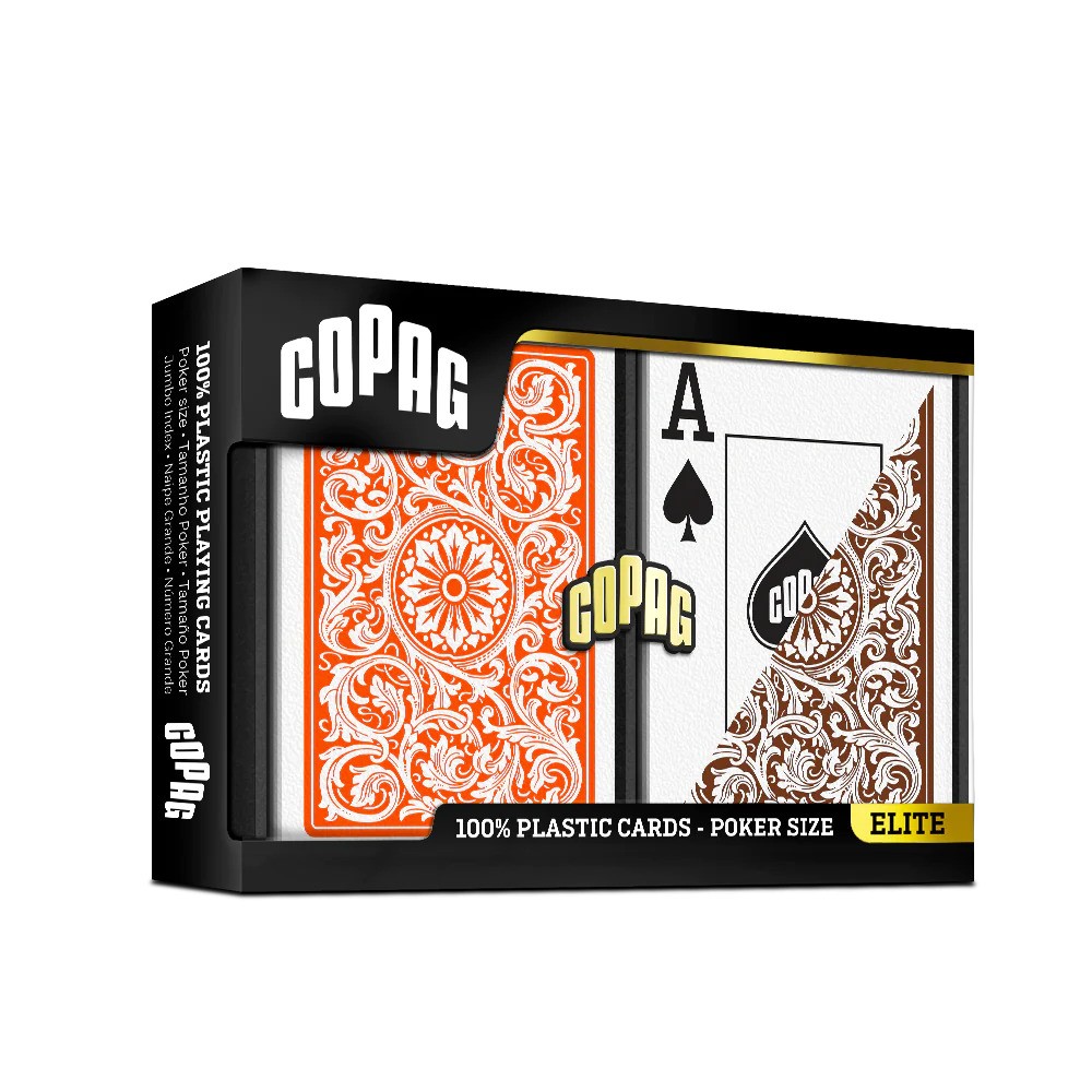 COPAG 1546 - Orange/Brown - Super Index - Poker