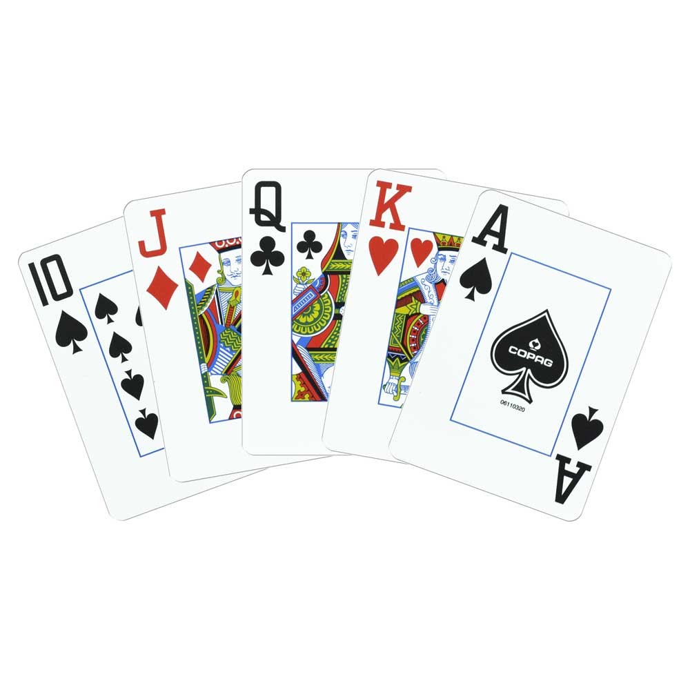 COPAG 1546 - Blue/Pink/Yellow - Jumbo - Poker Cards