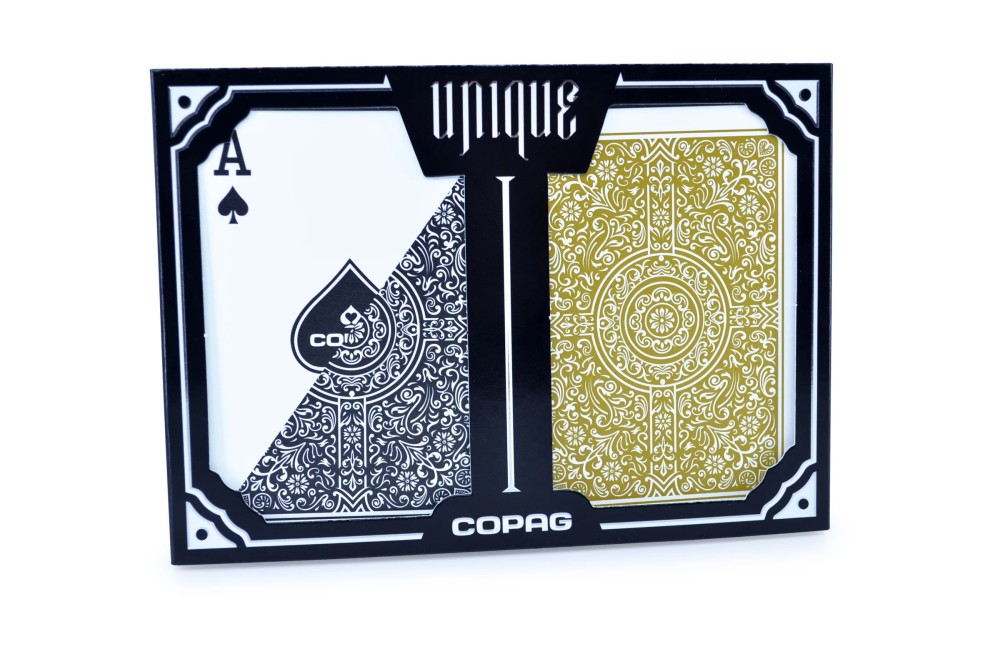 Poker Regular Index UNIQUE Black & Gold COPAG