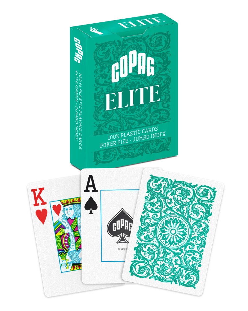 COPAG 1546 Single Deck Poker Jumbo Green