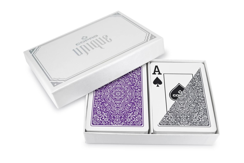 COPAG UNIQUE - Purple Gray - Super Index - Poker