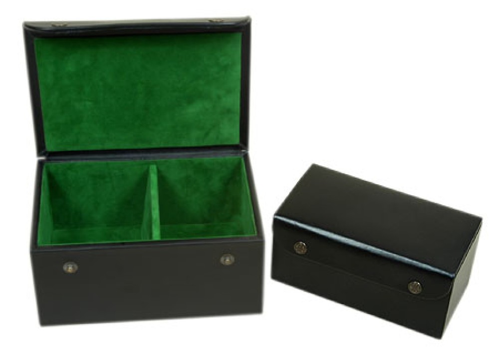 Chessmen Box - Lined - Divided - Stores Chess Pieces