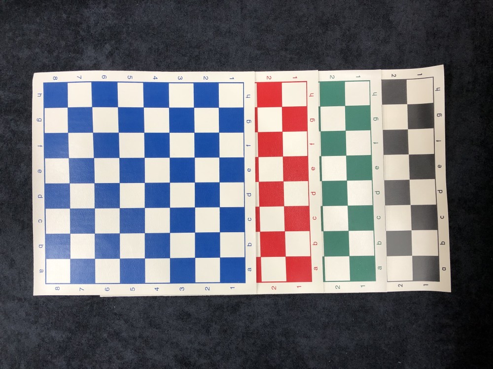 Vinyl Chess Board - Mini - Analysis - 12 x 12 in.- 1 3/8 in. Squares