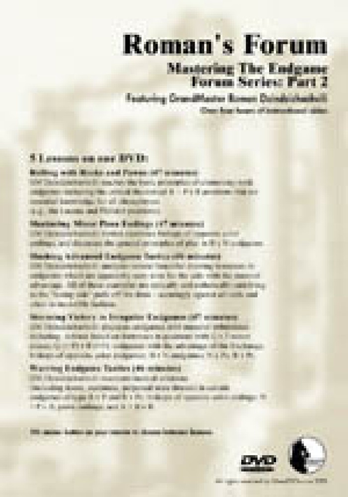 Roman's Chess Download 30: Master The Endgame series Part 2