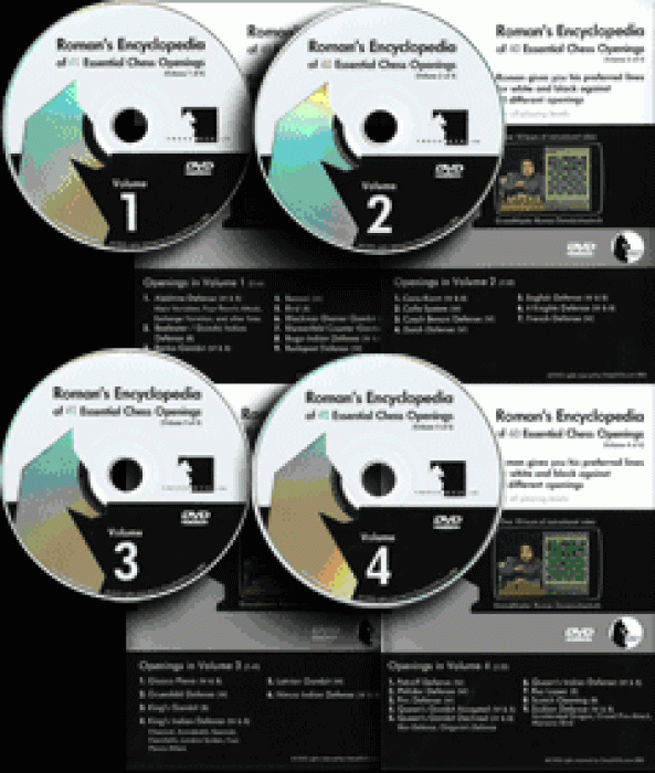 Roman 37 - 40 : 40 Essential Chess Openings Vol. 1 thru 4