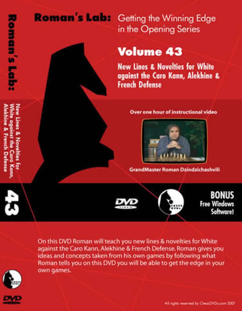 Roman's Chess Download 43: New Lines & Novelties for White