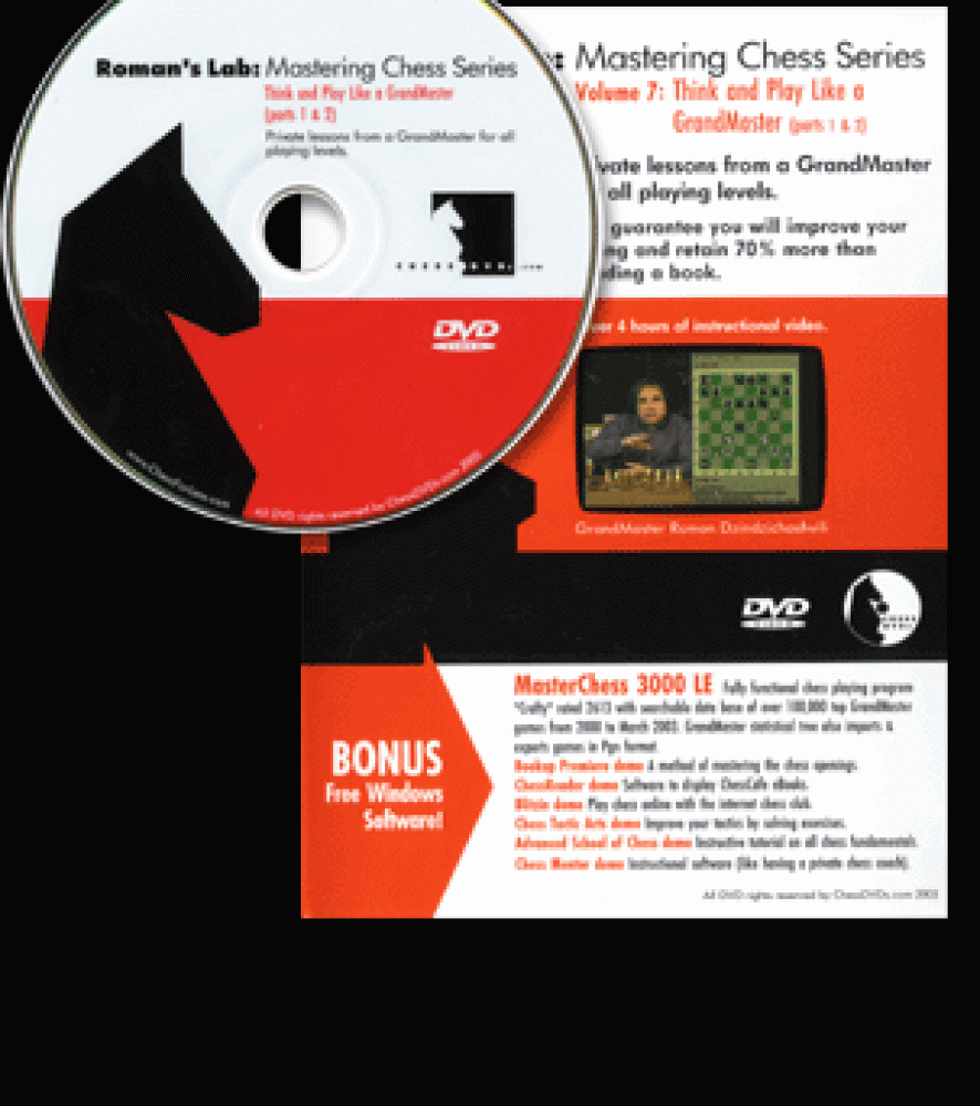 Roman's Lab 7: Think and Play Like a GrandMaster Chess DVD