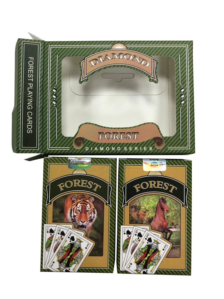 Forest Bridge Playing Cards - Ace 100% Plastic - French Index