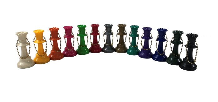 Colored Key Chain - Queen