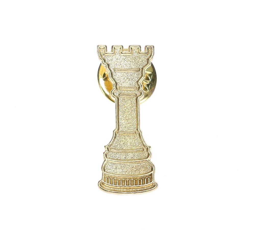 The Rook - 1 Troy Oz .999 Silver Round Chess Coin - 1 9/16 in. Dia.