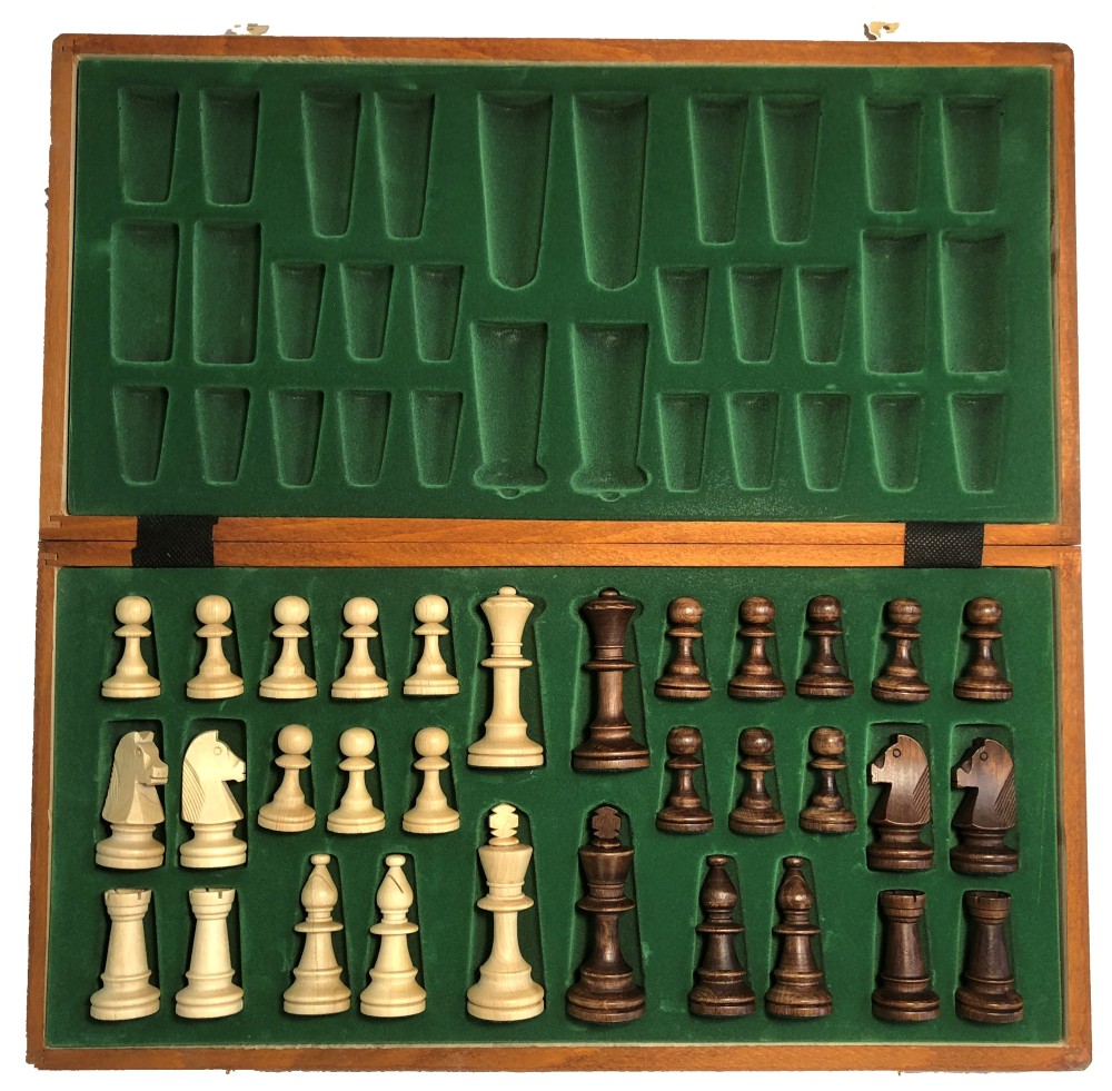 19" Tournament Chess Set #5 w/ Folding Board