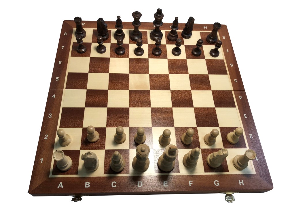 19" Tournament Chess Set #5 w/ Folding Board