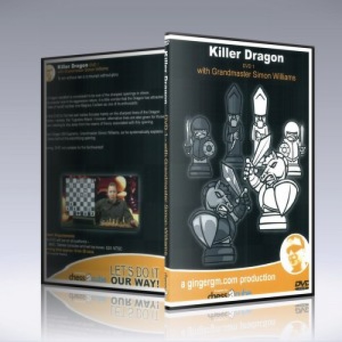 KILLER DRAGON 1 & 2 Chess DVD w/ GM Simon Williams - 12 Hours