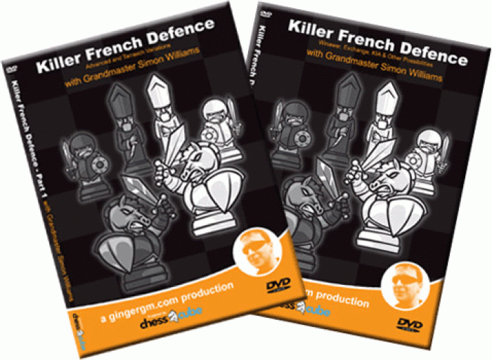 Killer French 1 & 2 - GM Williams - 2 Chess DVDs