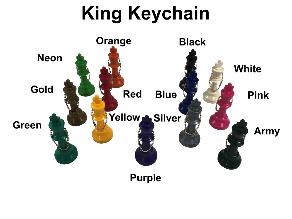 Colored Key Chain - KING