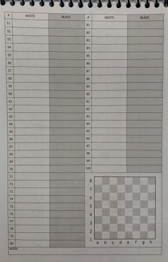 Grandmaster in Training Green Softcover Scorebook