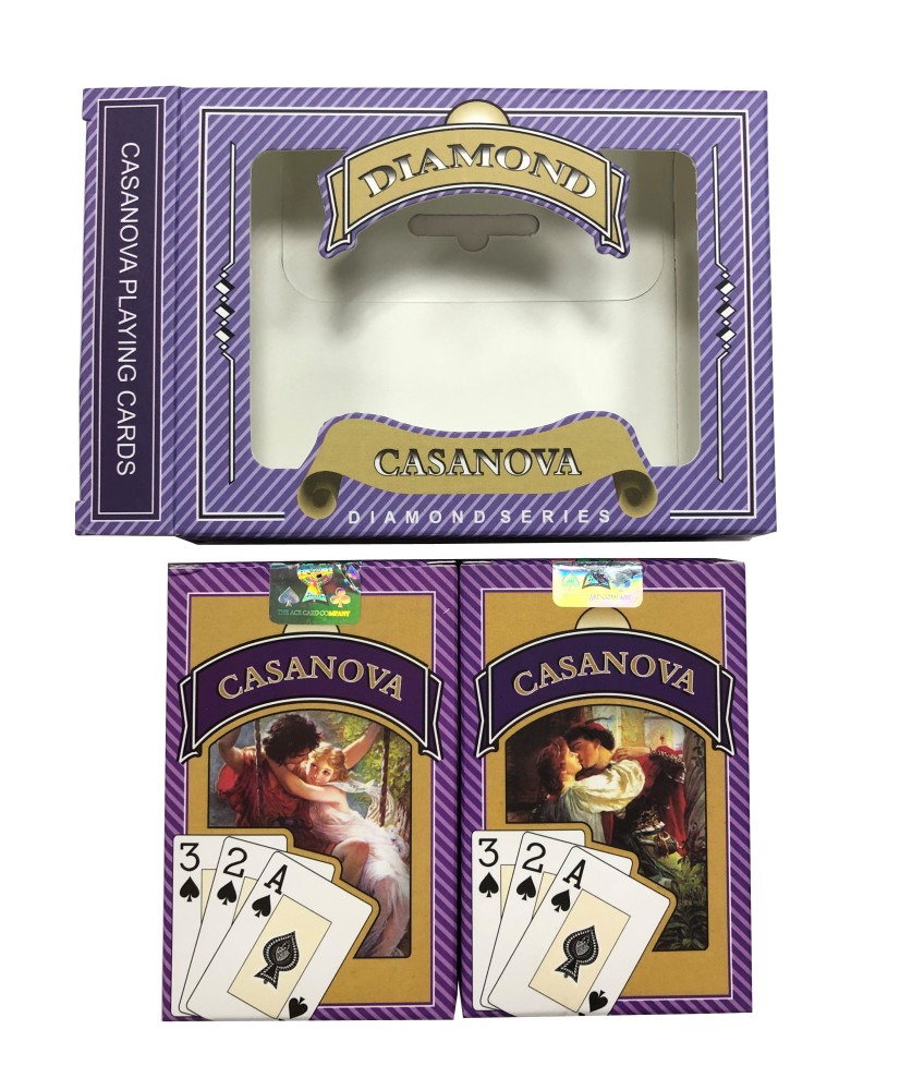Casanova Bridge Playing Cards - Ace 100% Plastic - Super Index