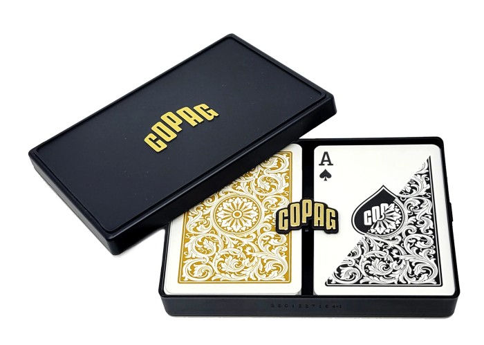 Poker Regular Index 1546 Black Gold COPAG