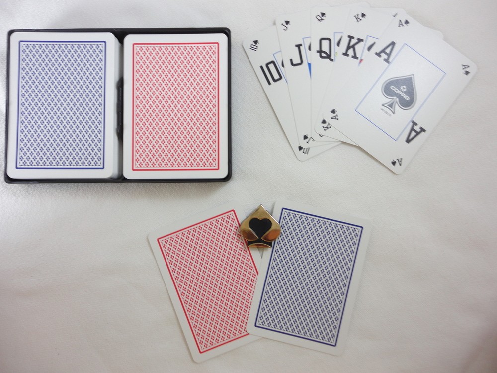 COPAG Peek Dual Index - High Stakes - Red Blue - Poker