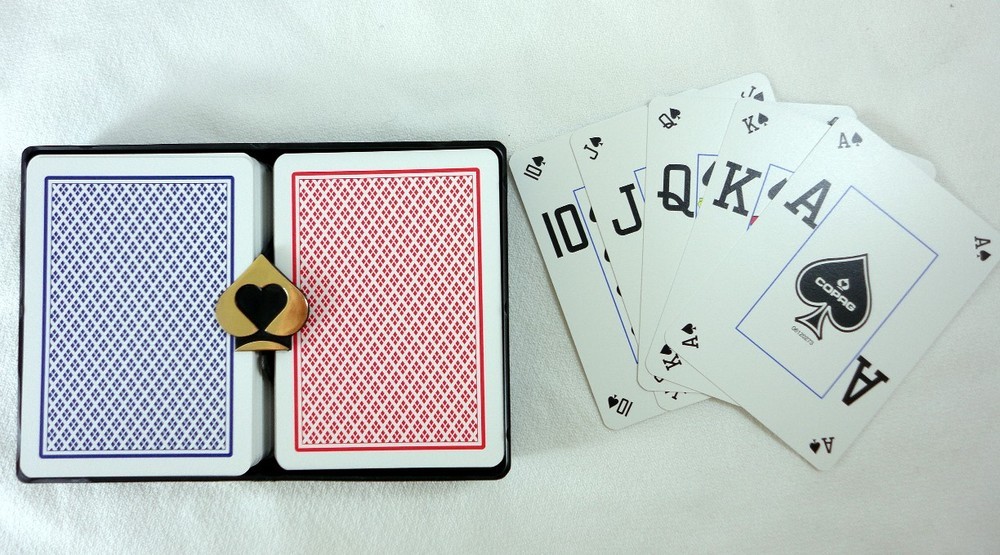 COPAG Peek Dual Index - High Stakes - Red Blue - Poker