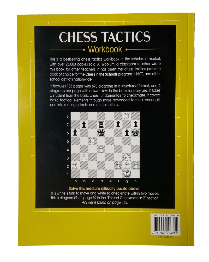 The Chess Tactics Workbook - 5th Ed - Al Woolum
