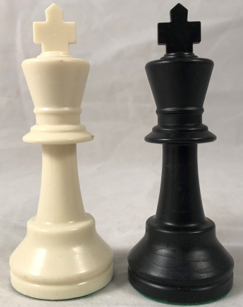 Club Special Superior Tournament Plastic Chess Pieces - 3.75 in.King